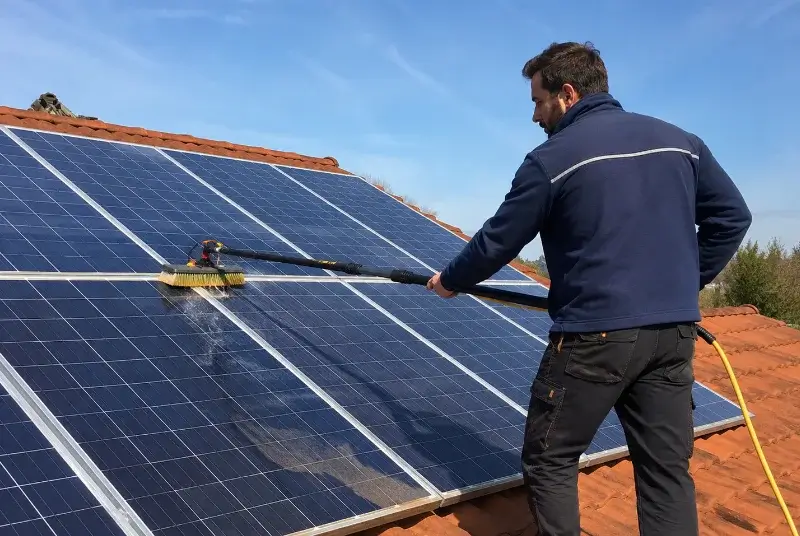 Nettoyage et entretien de panneaux solaires à Taugon